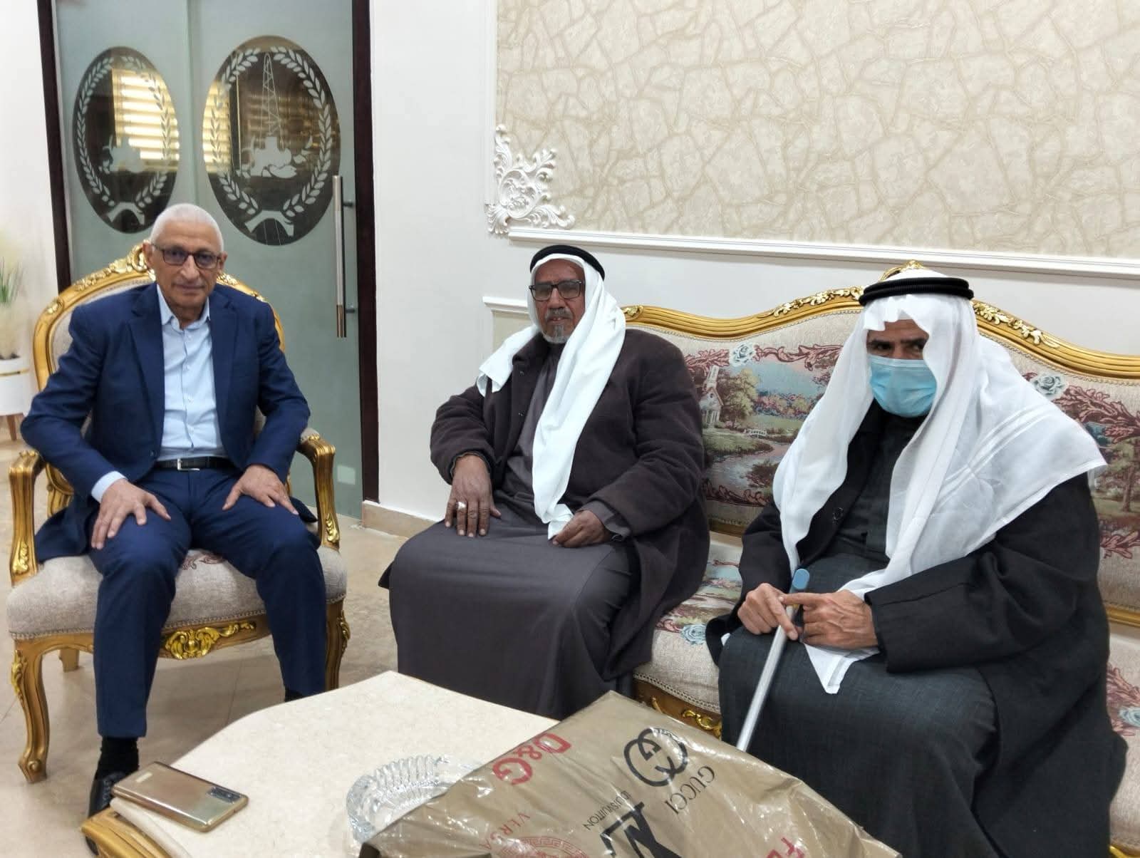 محافظ شمال سيناء يستقبل شيخ الطريقة الجريرية